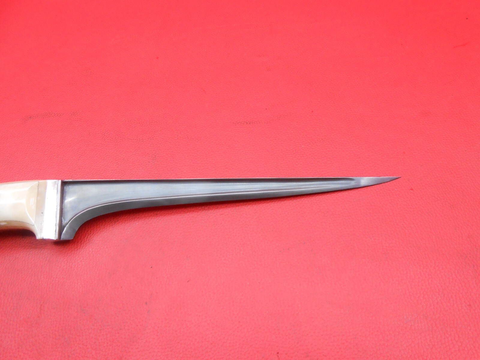 18th Century Indian Mughal Islamic Pesh Kabz Dagger Wootz Blade Bone grip F283