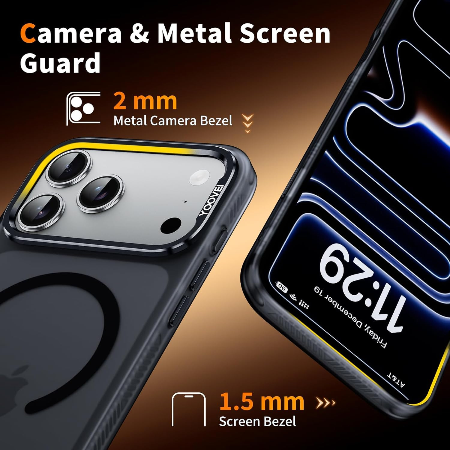 Magnetic & Shockproof for Iphone 17 Pro Max Case,Compatible with Magsafe Soft To