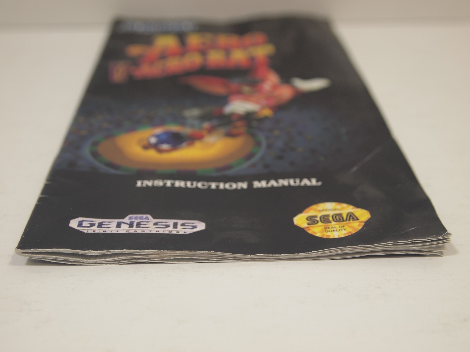 Aero the Acro-Bat (SEGA Genesis) Authentic MANUAL ONLY