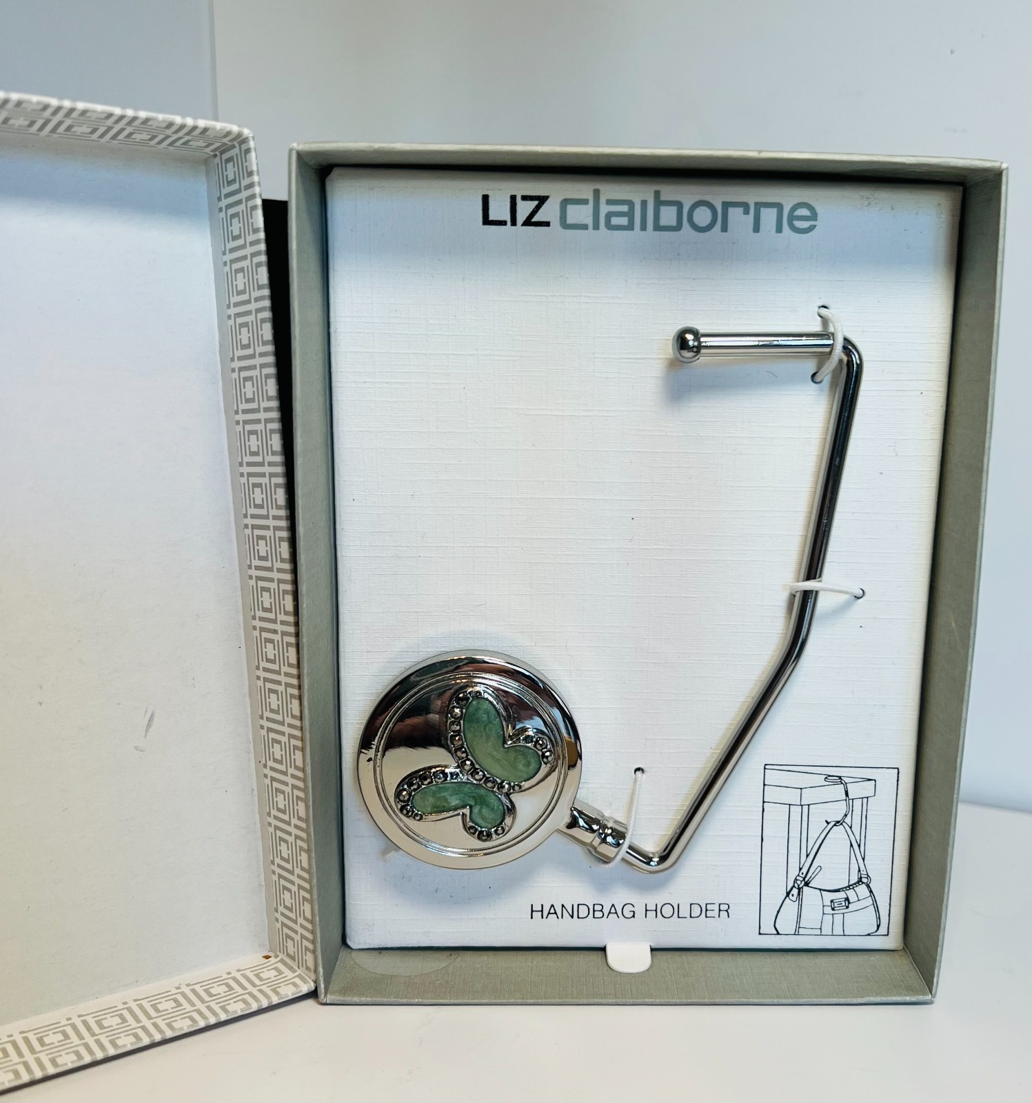 Liz Claiborne Blue Butterfly Holder