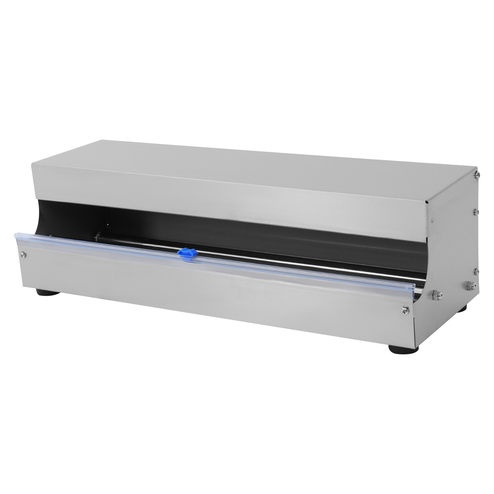 Manual Food Wrap Film Dispenser Stretch Film Packing Wrapper for 9.8-17.7" Width