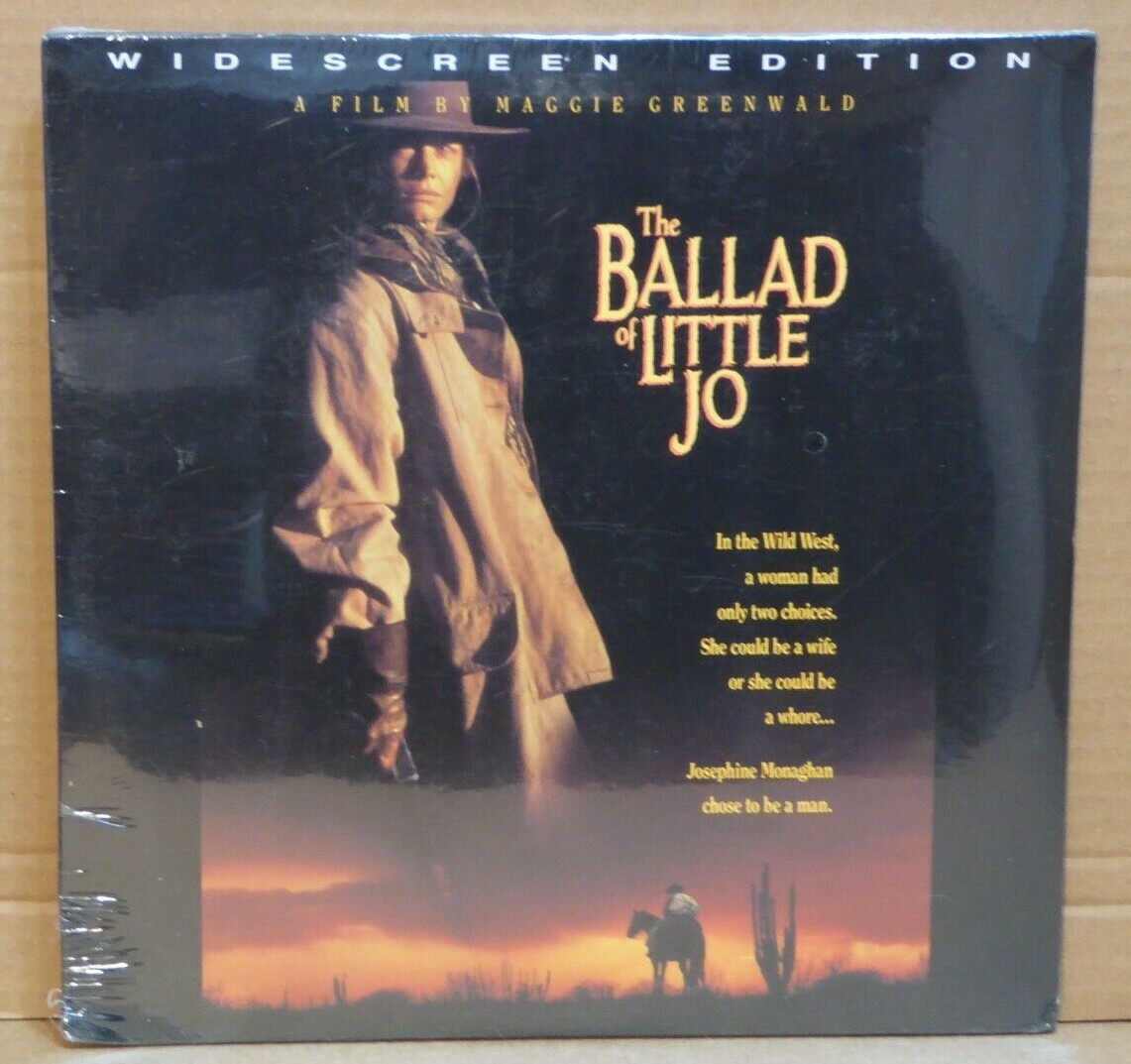 The Ballad Of Little Jo Laser Disc NEW SEALED Widescreen Bo Hopkins NOT A DVD