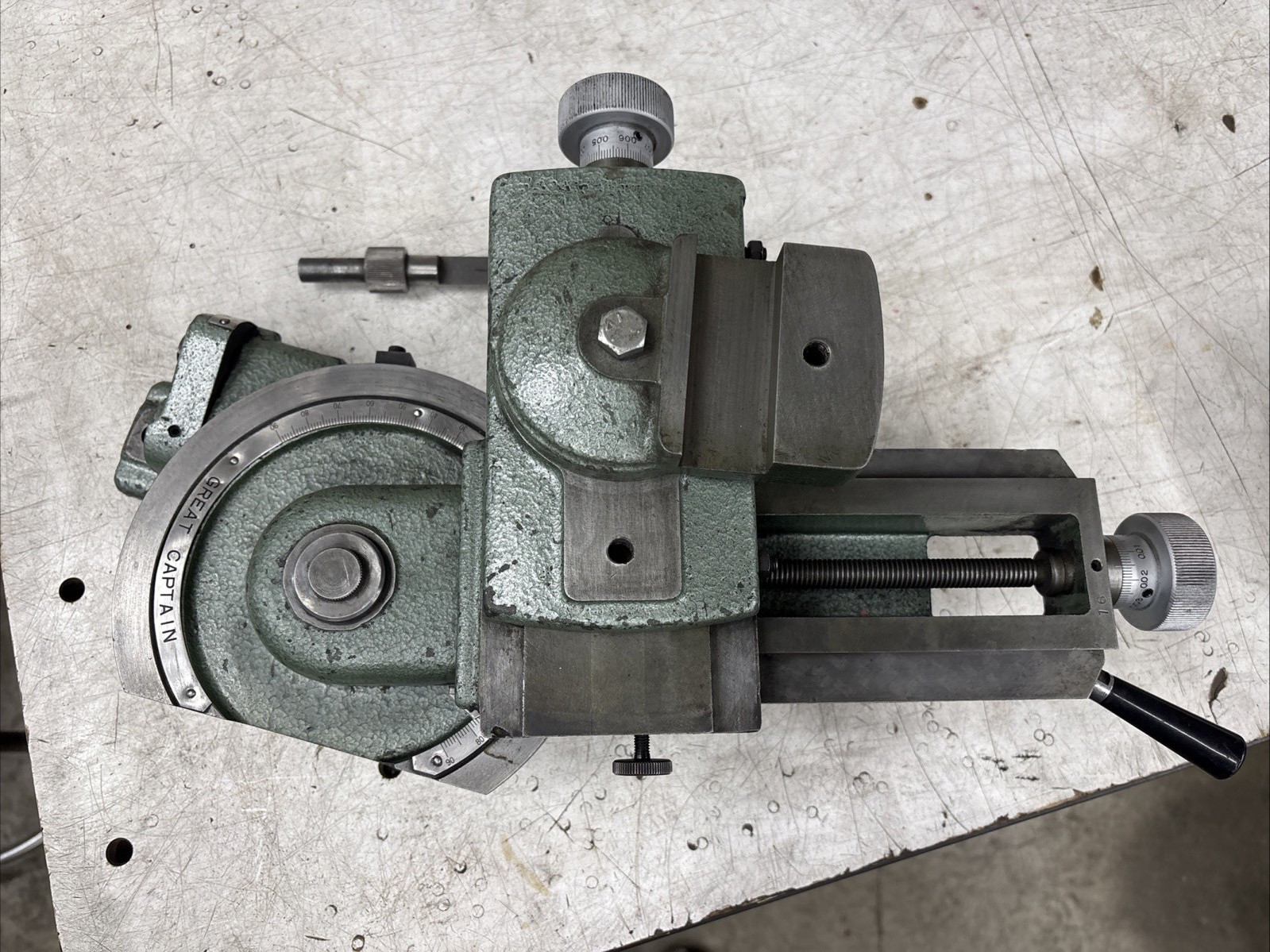 Great Captain Tool Cutter Grinder Radius Grinding Attachment EXCELLENT CONDITION