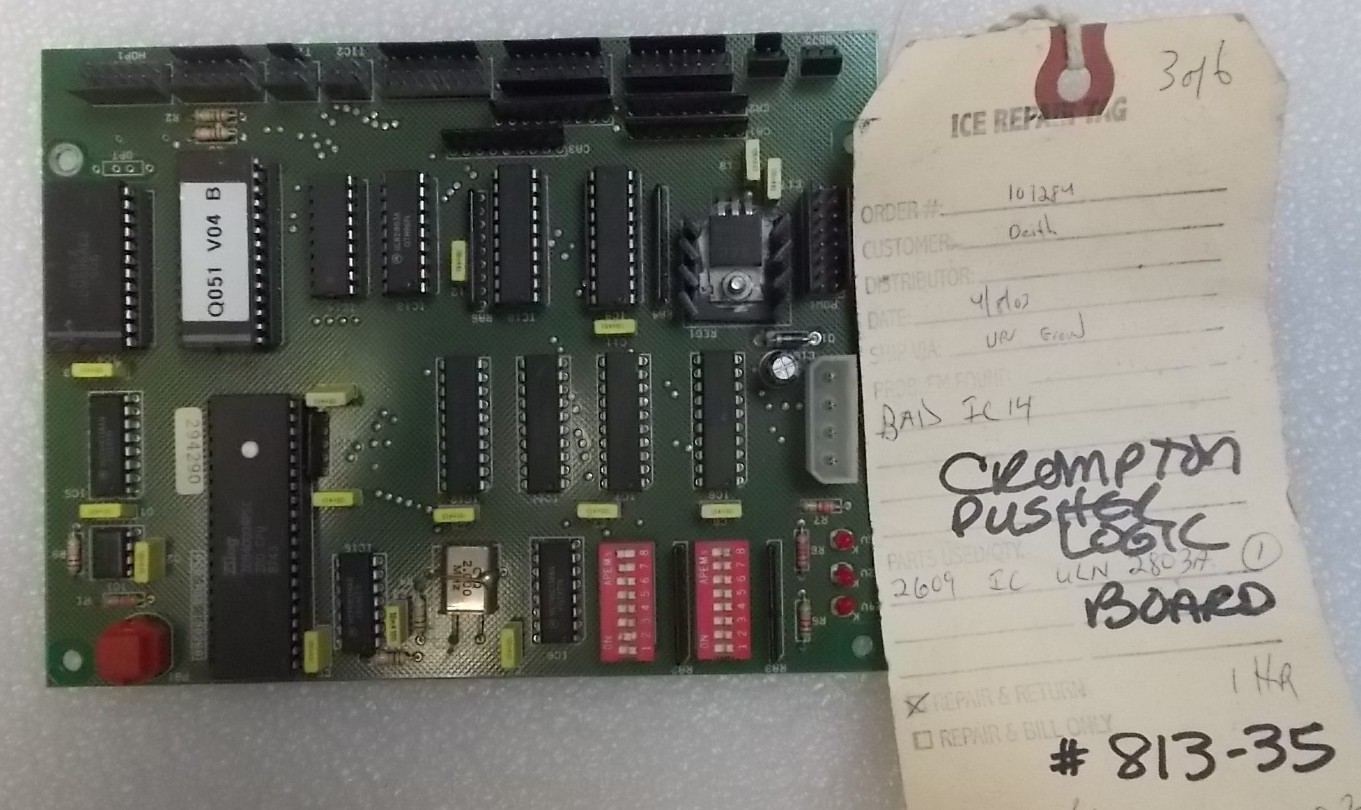 Crompton Pusher Redemption Arcade Game Logic Board #130268 (813-35)