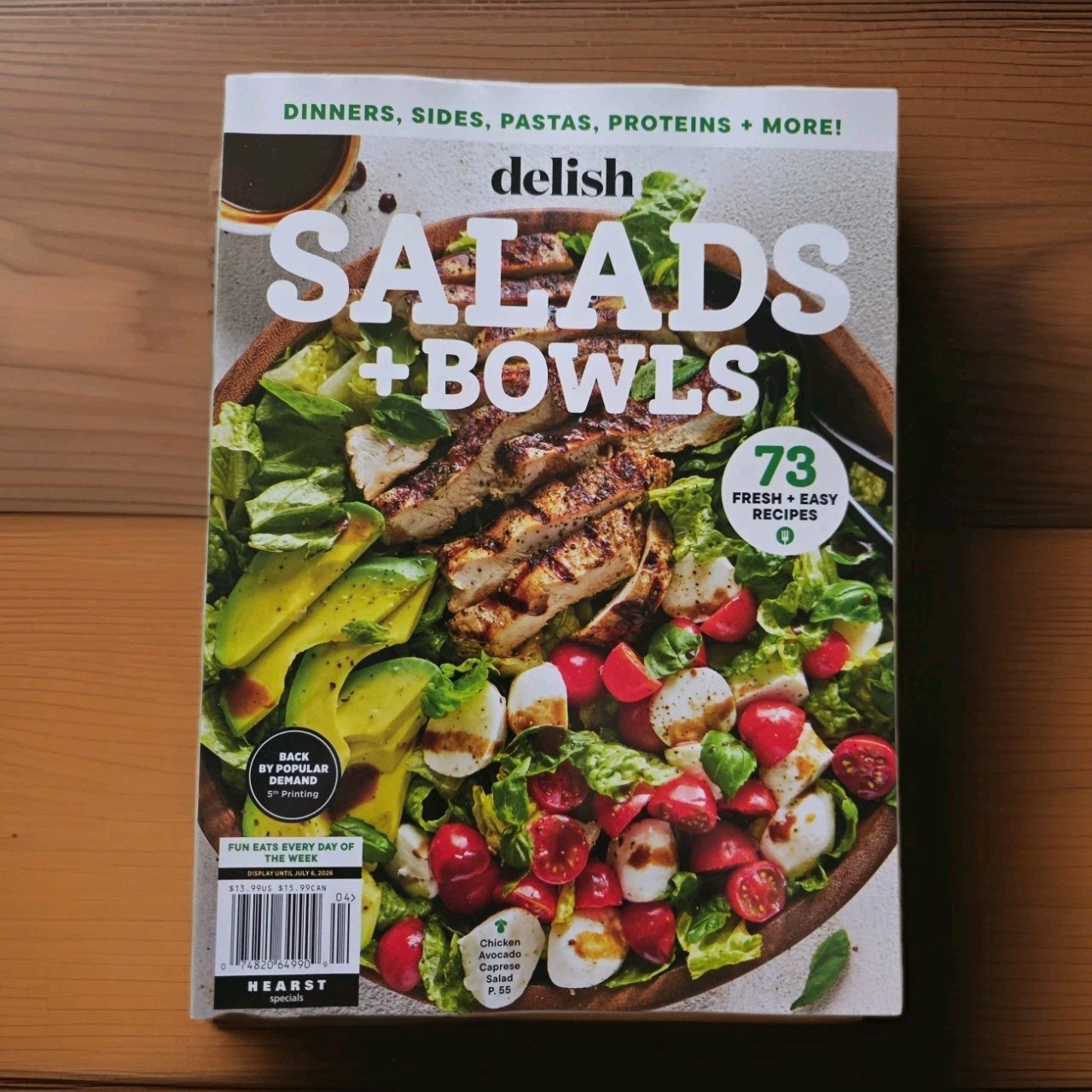 Delish Magazine Salads + Bowls ( 5th Printing)