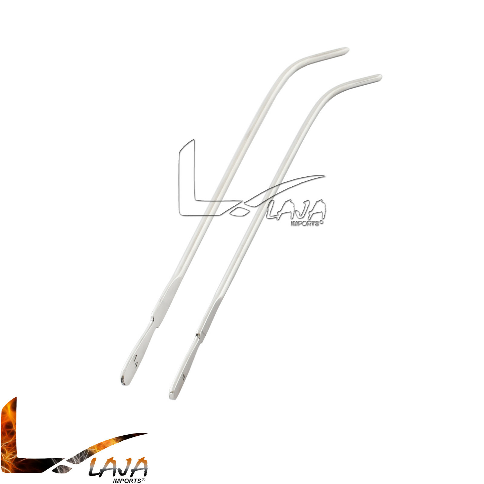 2 Pcs Van Buren Sound Curved 11'' #12 & #14 Diagnostic Surgical Instruments