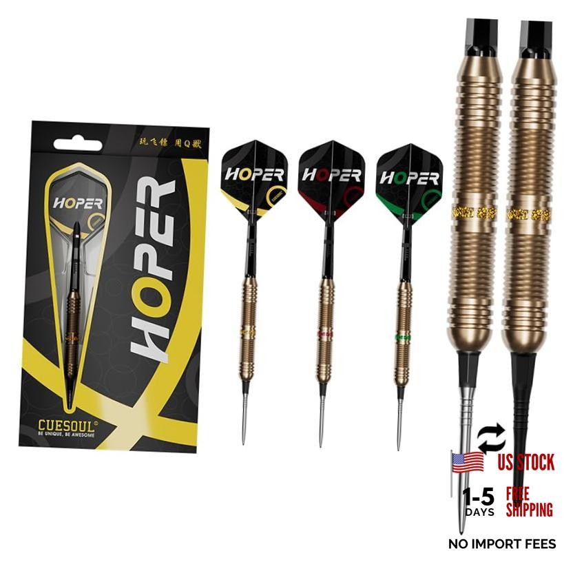 Hoper Darts Soft Tip Darts and Steel Tips Darts with OTO OTO-20g Brass Dart-P1