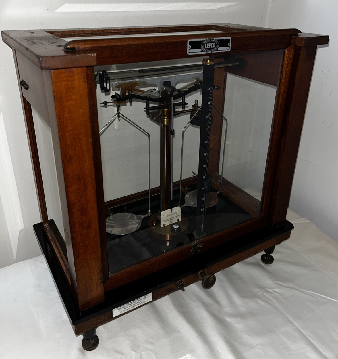 Antique Seederer-Kohlbusch Scientific Balance Scale.