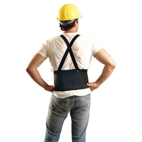 OCCUNOMIX 626-06T Back Support 3XL Spandex Hook-and-Loop Includes Suspenders