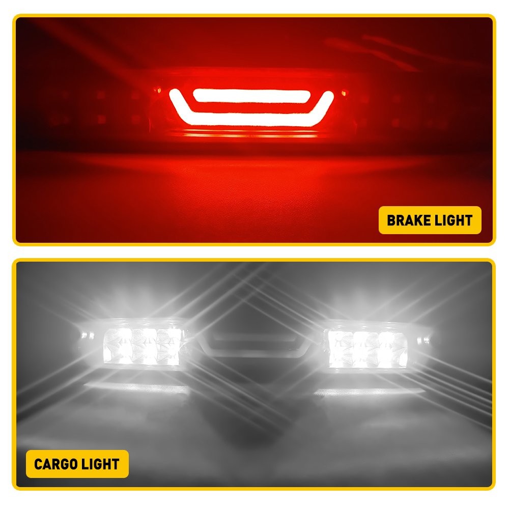 Smoke LED 3rd Third Brake Light Cargo Lamp For 07-13 Chevy Silverado Bright EAG