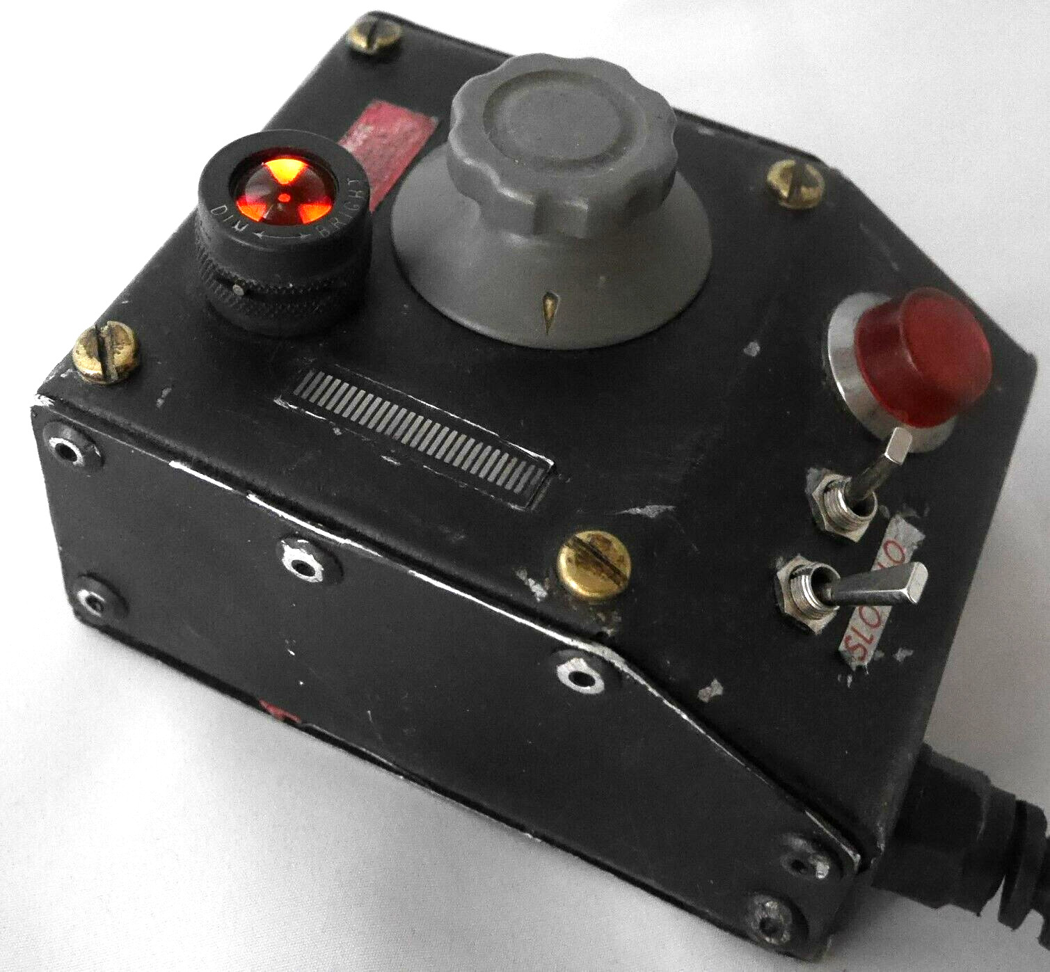 Proton Pack Attenuator Vintage Radioactive Indicator Part. Rare.