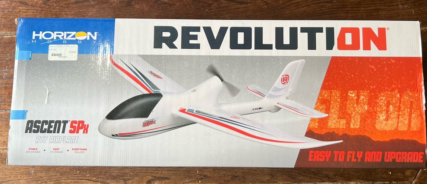 Horizon Hobby Revolution Ascent SPx RTF RC Glider Foam Airplane