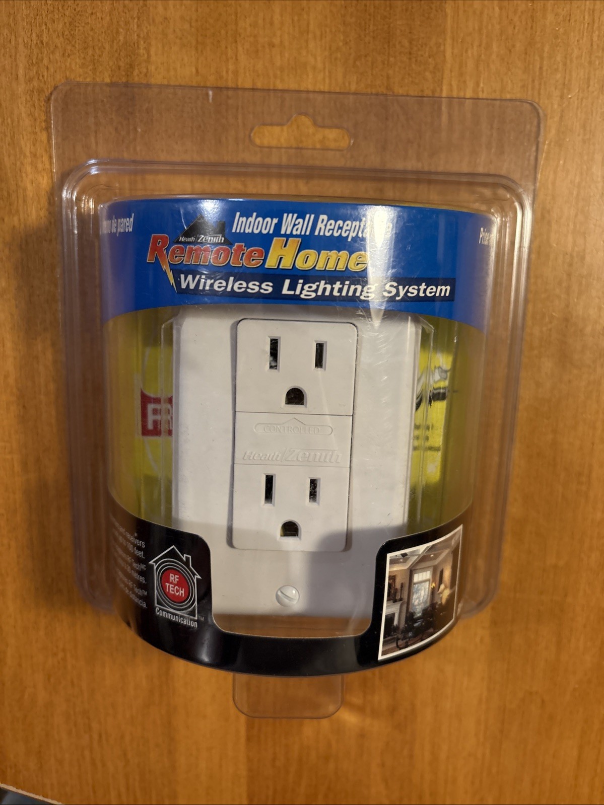 Zenith Remote Home Indoor Wall Receptical WIRELESS Lighting System - White Color