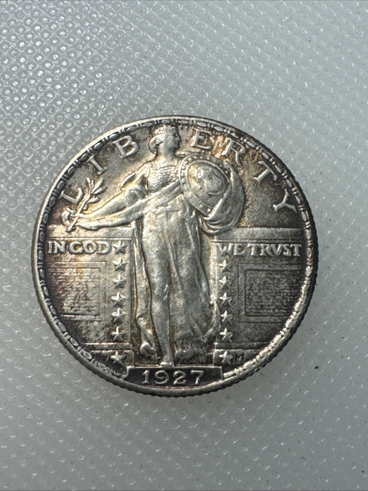 1927 p standing liberty quarter J