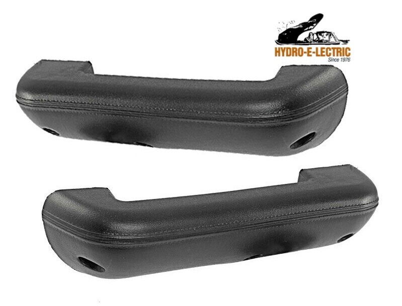 NEW 1968-1972 Ford F-100, F-250 Black Door Pull Arm Rests - Pair
