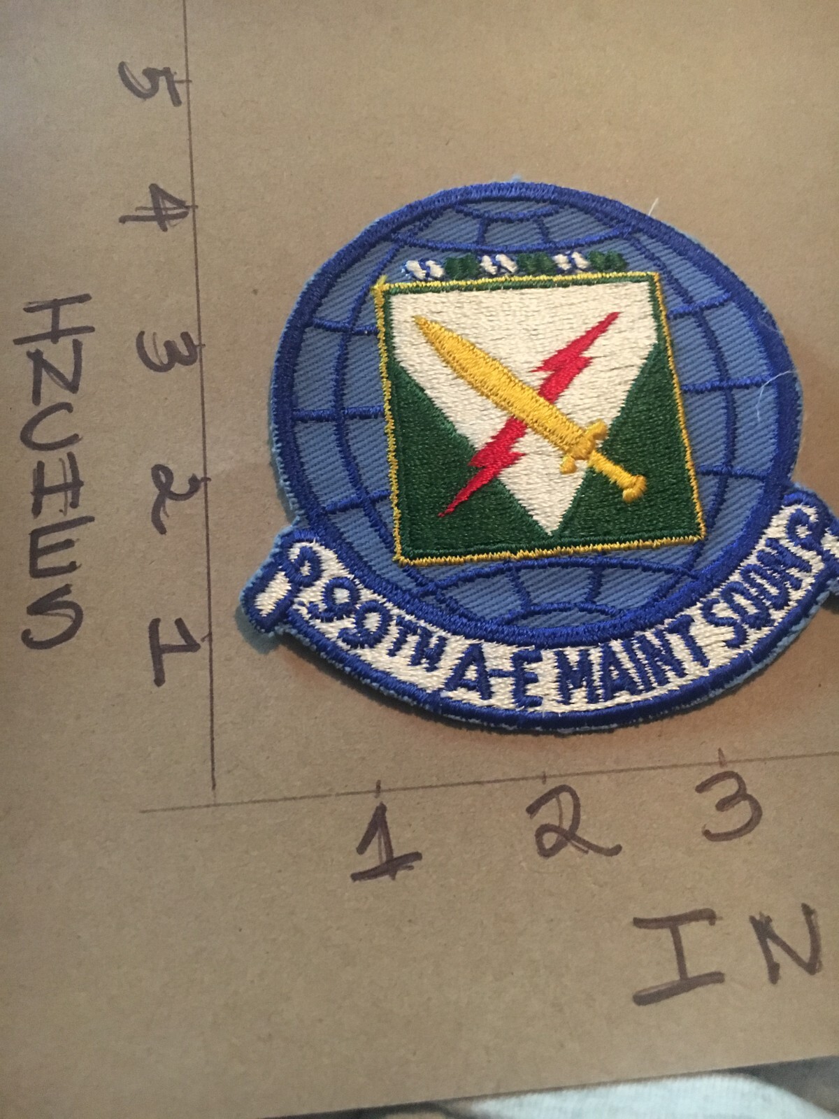 vintage USAF 99th A-E Maintenance Squadron patch 5/6/25