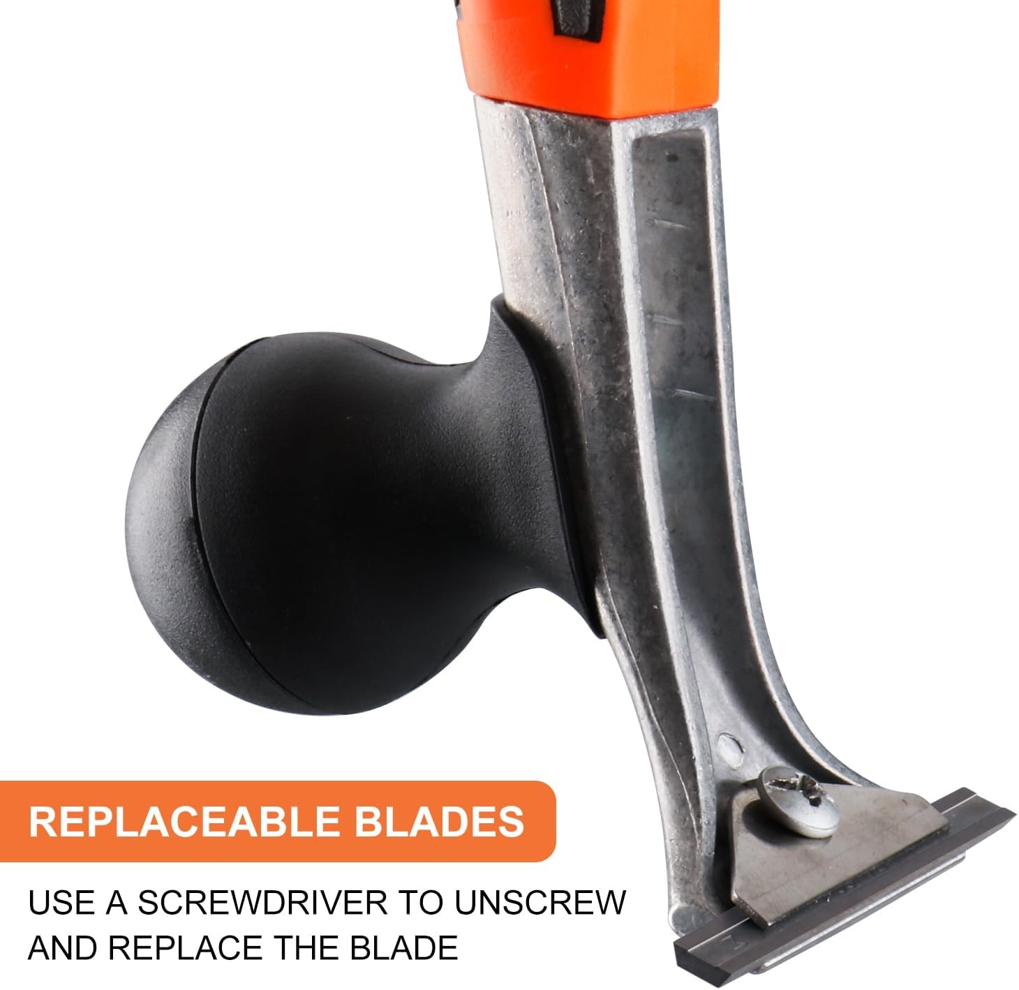 2.5 Inch Ergonomic Carbide Scraper Premium Paint Glue Resin Remover Tool