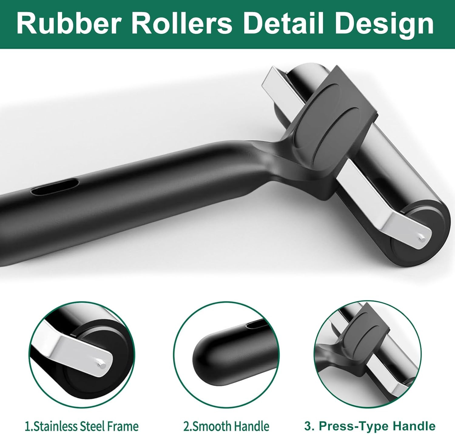 Soft Rubber Brayer Rollers for Crafting Brayer Rollers for Printmaking Brayer To