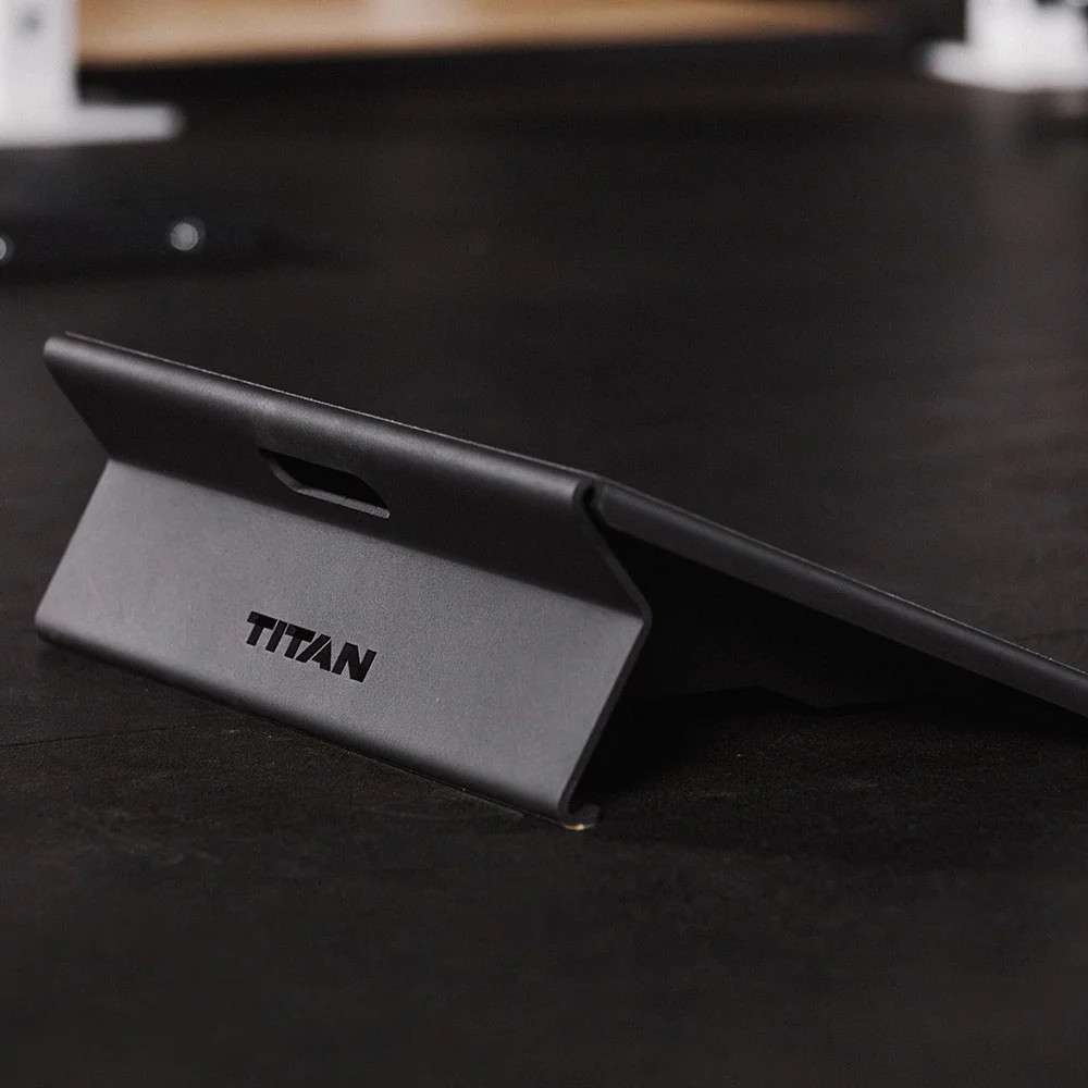 Titan Fitness Squat Wedge, Single 20.5" Wide, 22.5-Degree Incline Slant Board