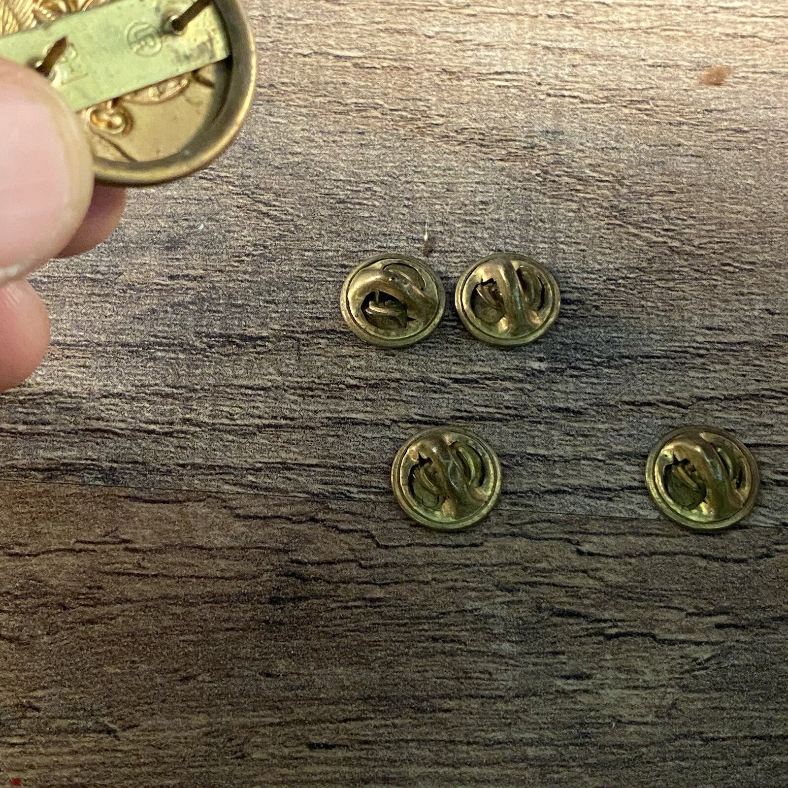 2 US Army Quartermaster Insignia Pins Pair For Uniform