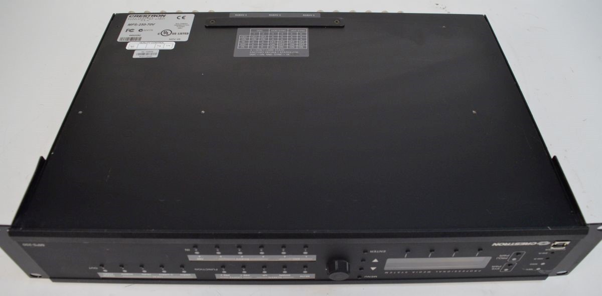 Crestron MPS-250-70V Professional Media System Controller Rackmount