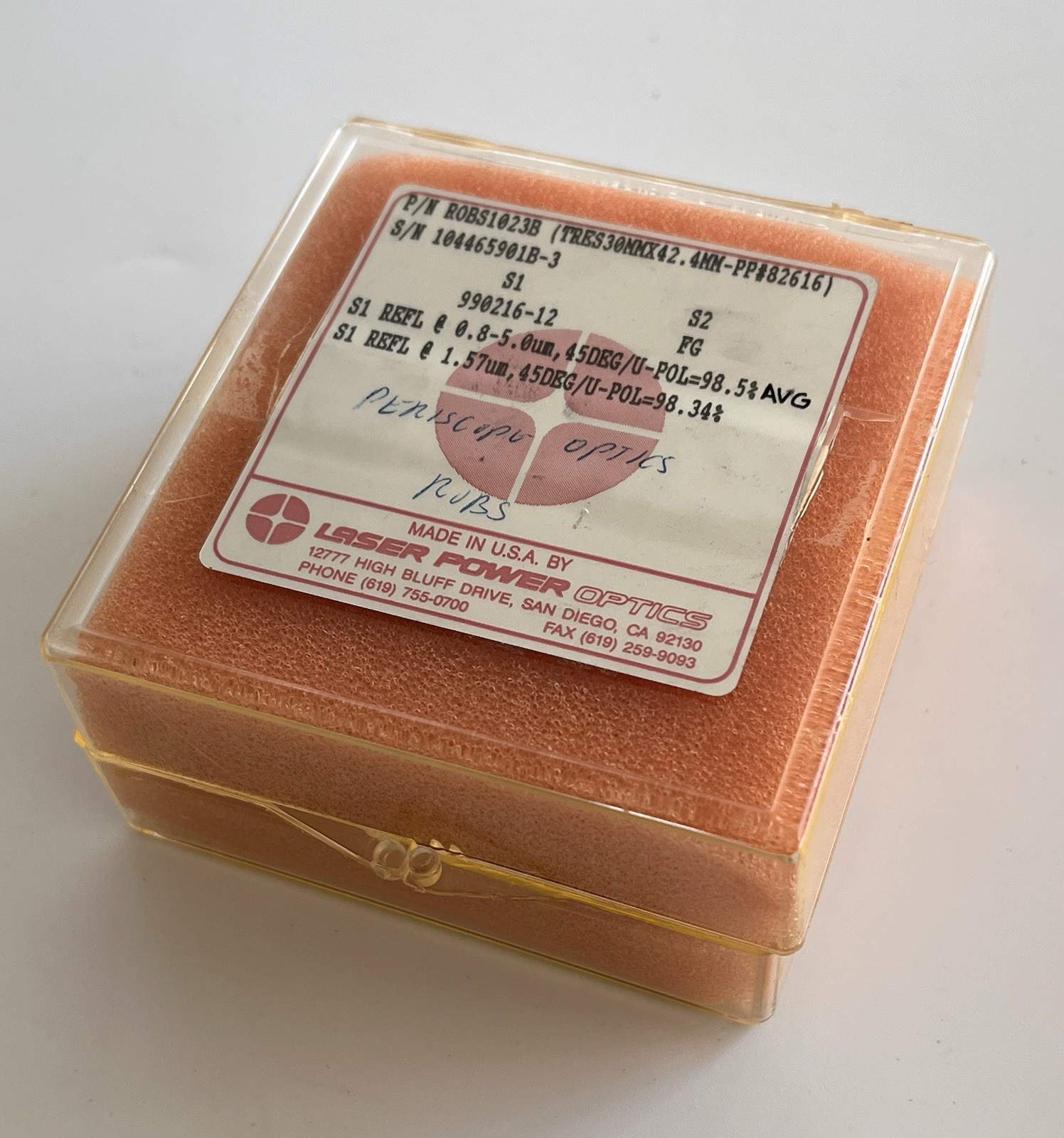 LASER POWER OPTICS Periscopic Optics Assembly-ROBS023B