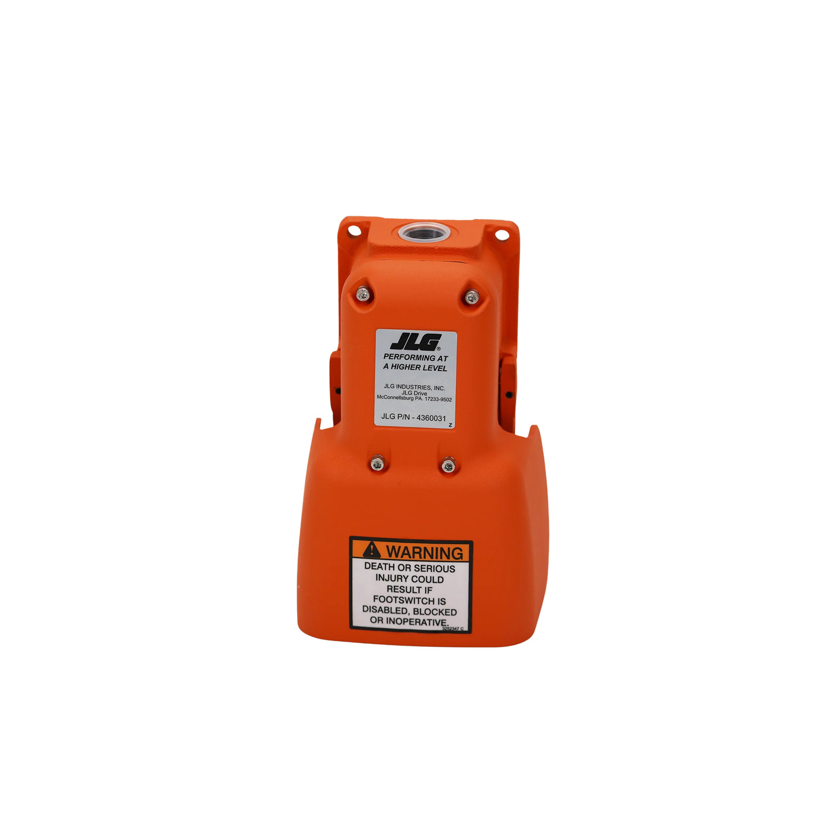 JLG OEM Foot Switch Pedal 4360031 Includes Contact Block (Used in JLG 0272970)