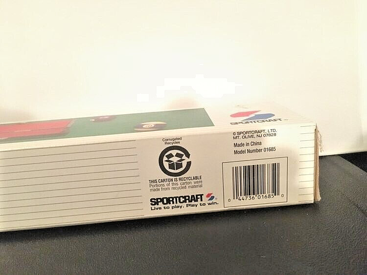 Deluxe Hard-Sided Pool Cue Case, Accommodates 1 Butt and 1 Shaft~Brand New~Nice!