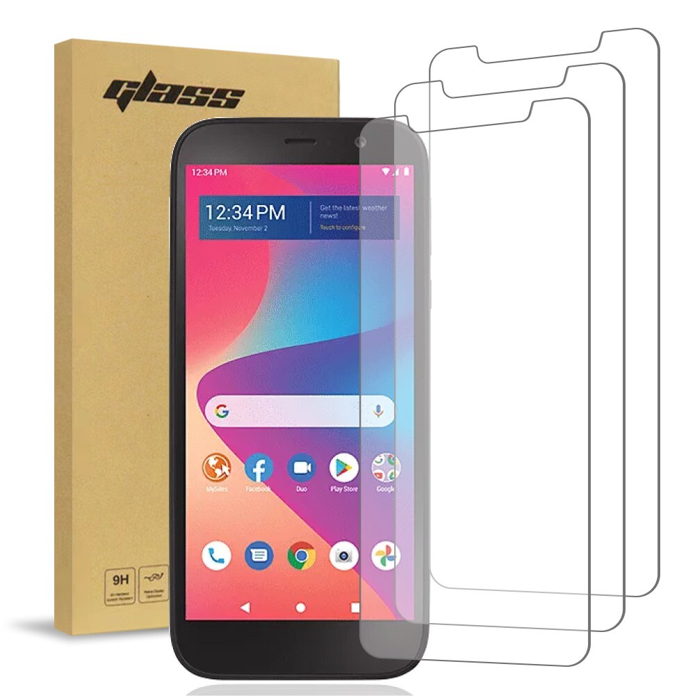 Rome Tech 2.5D Glass Screen Protector for Blu View 2 (3 Per Pack)