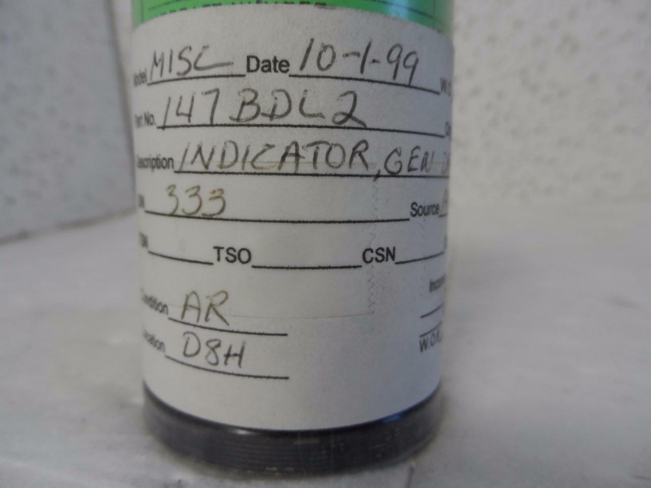 Lewis 147DBL2 Eng. Engine Oil Temp Indicator