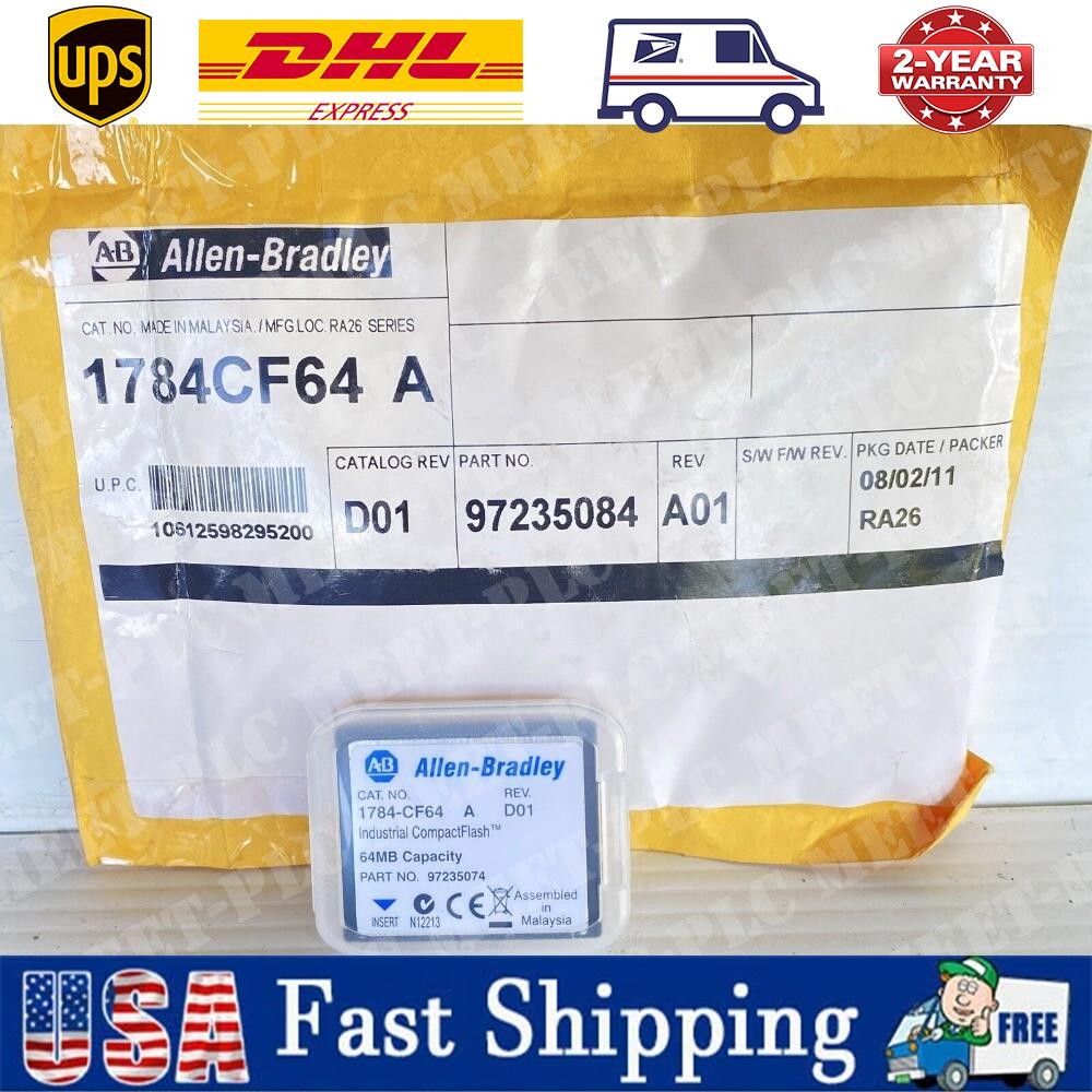 Allen-Bradley 1784-CF64 Memory Card 1784CF64 NEW AB 1PC US Free Tax