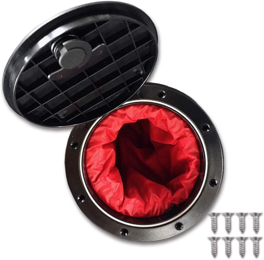 Kayak Deck Plate Kit Hatch Cover with Cat Bag Dry Storage for Kayaks Boat Fishin