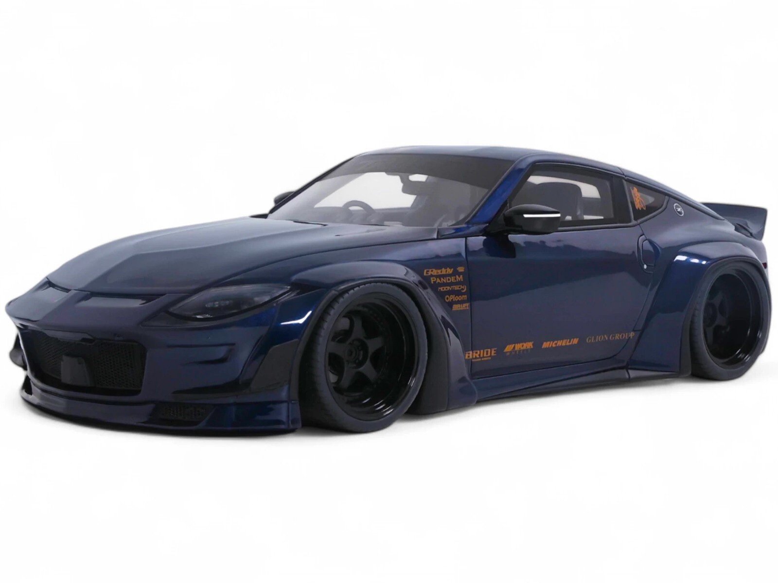 2023 NISSAN 400Z BY PANDEM RHD MIDNIGHT BLUE 1/18 MODEL CAR BY GT SPIRIT GT494