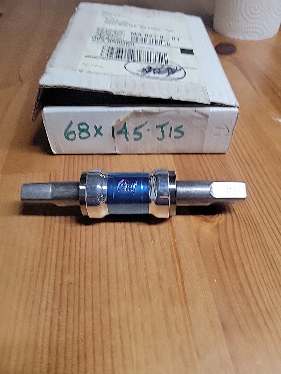 Phil Wood Bottom Bracket 68mm Shell 145mm NOS Square Taper Sealed Cartridge
