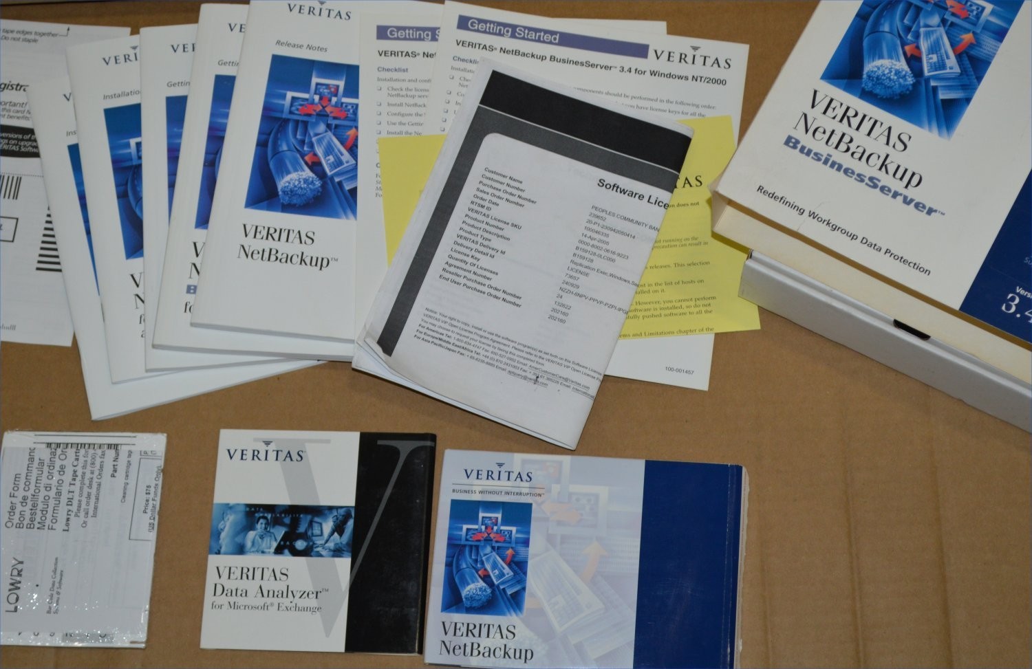 VERITAS Backup Exec for Windows NT/Windows 2000 & NetBackUp Business Server