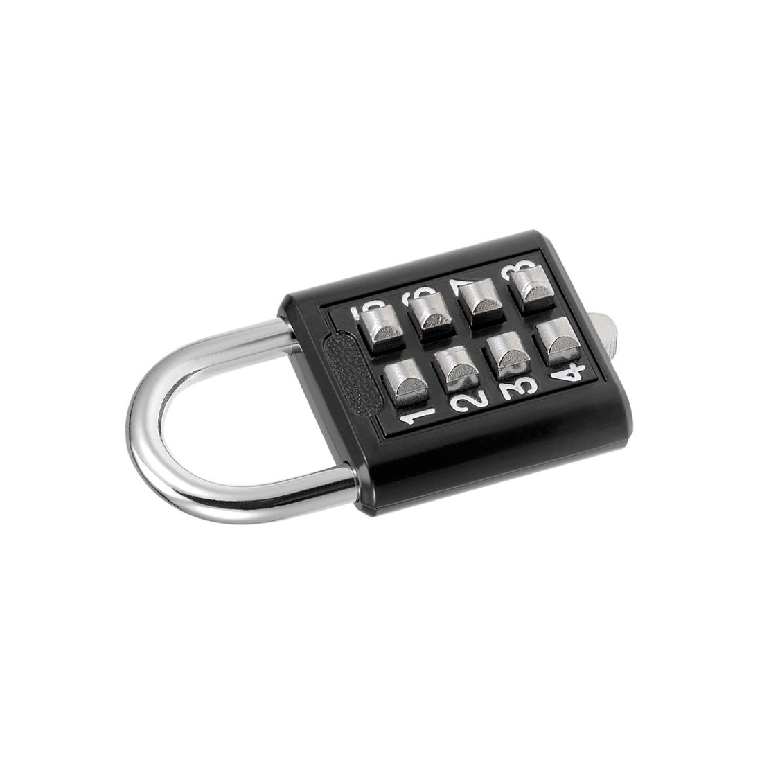 1PCS 8-Digit Push Button Lock Black