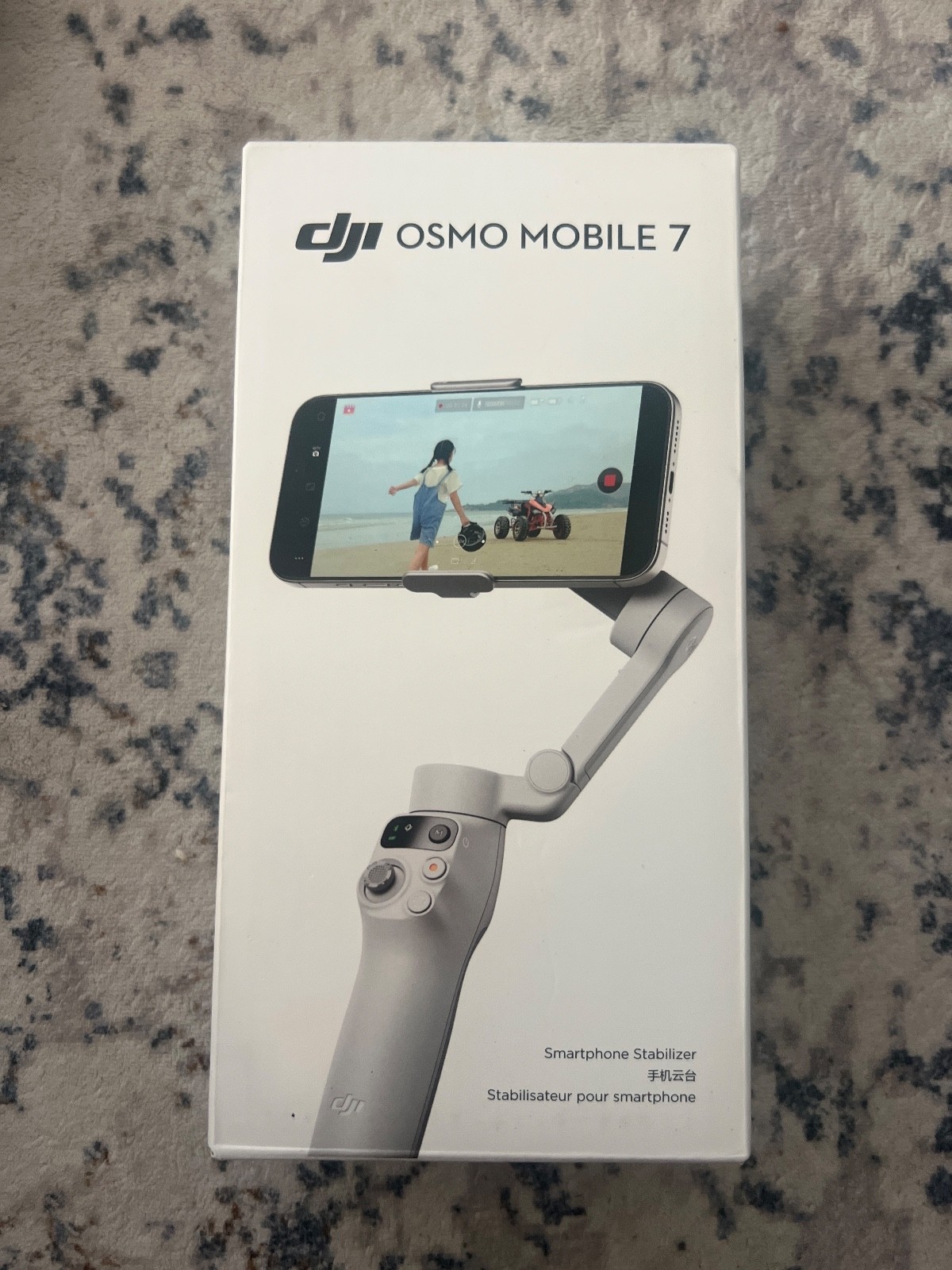 DJI Osmo Mobile 7 Gimbal Stabilizer for iPhone, Android, Built-in Tripod, Portab
