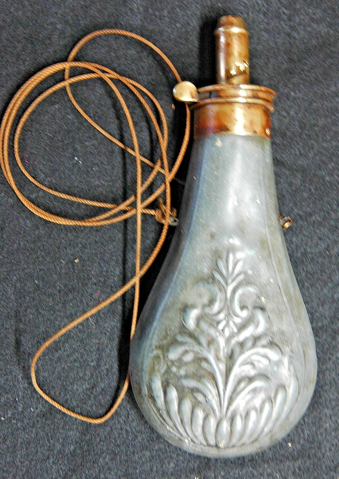 Vintage Black Powder Flask