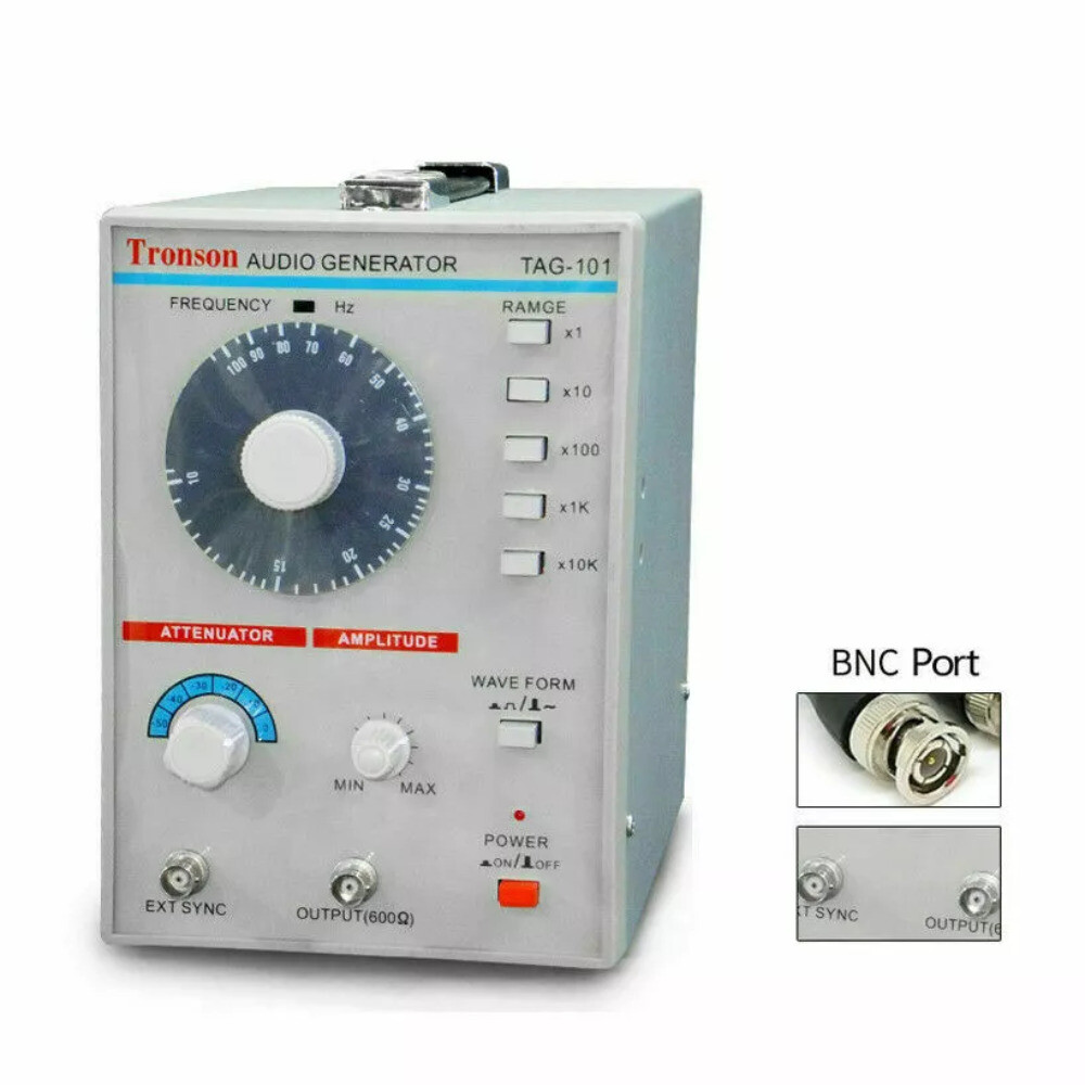 110/220V TAG-101 Signal Source Low Frequency Audio Signal Generator 10Hz-1MHz