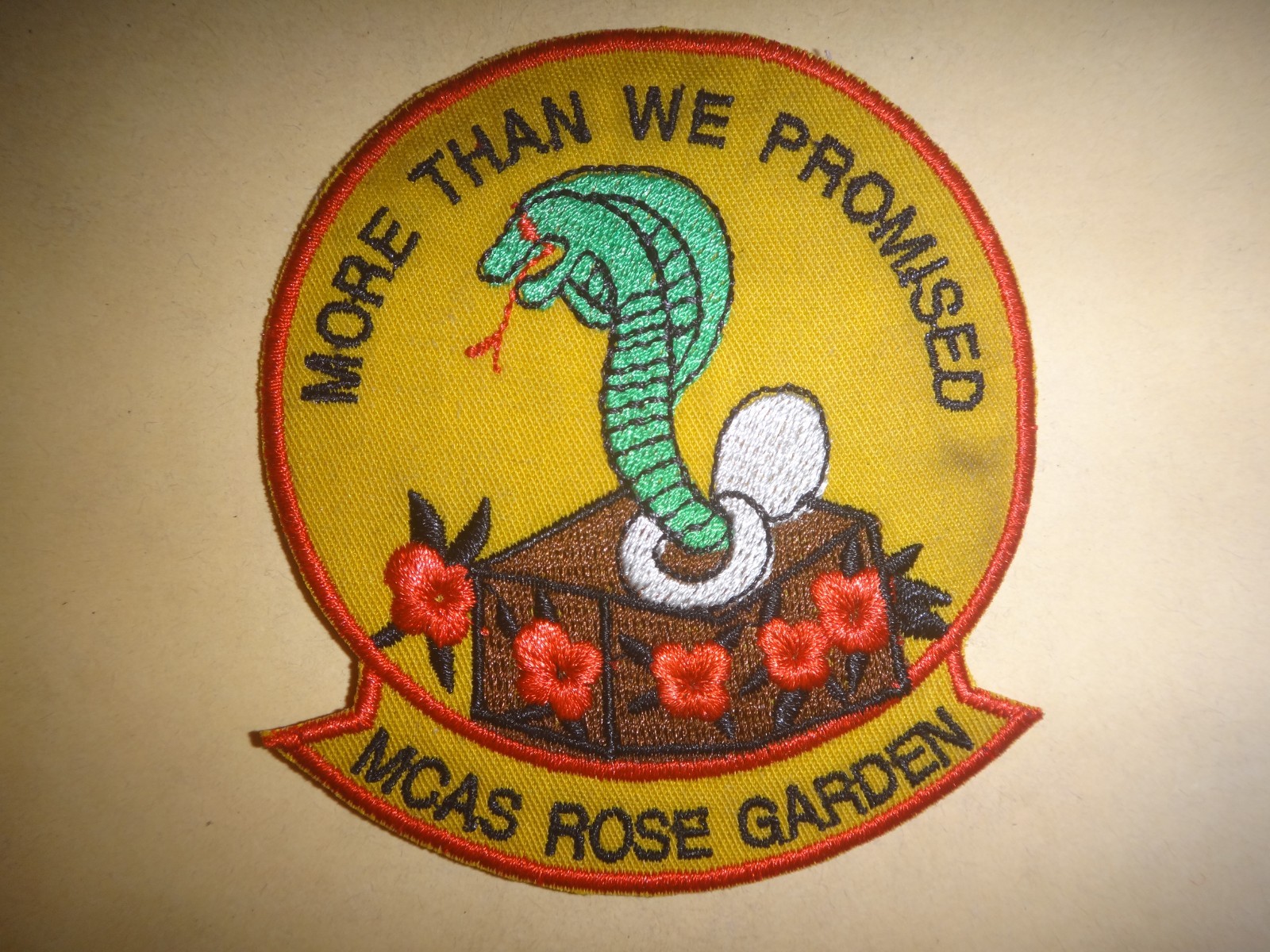 Vietnam War Patch USMC MCAS ROSE GARDEN In Nam Phong Thailand