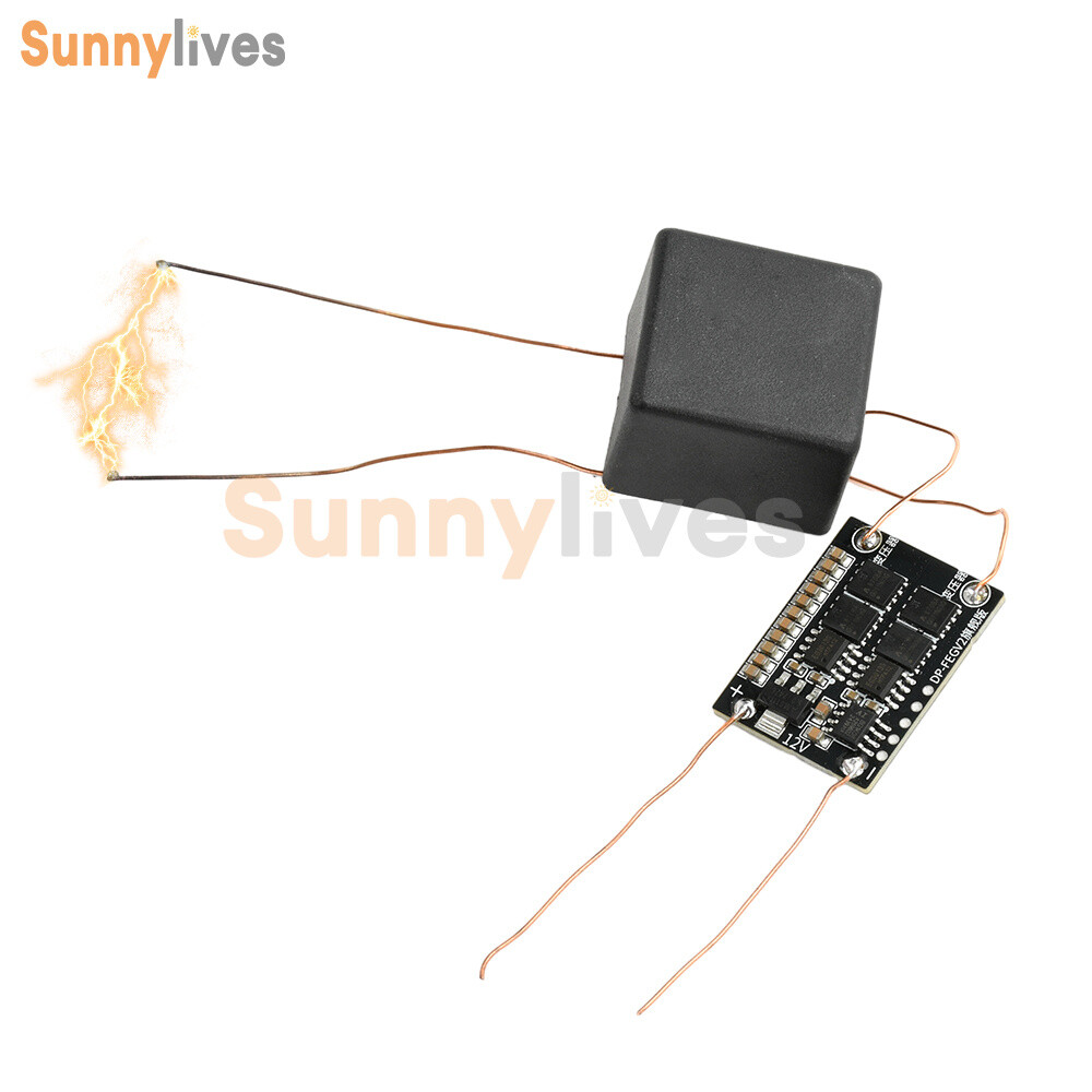 DC 4-12V to AC 20KV High Voltage Ignition Module Boost Coil High Frequency AC