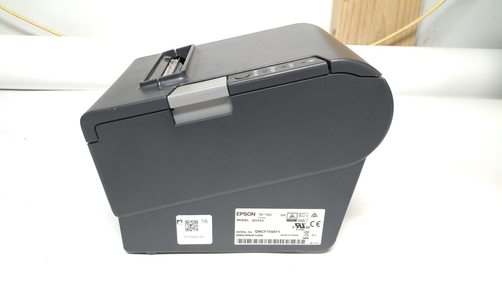 Epson TM-T88V M244A Thermal Receipt Printer Ethernet Interface Dark Gray