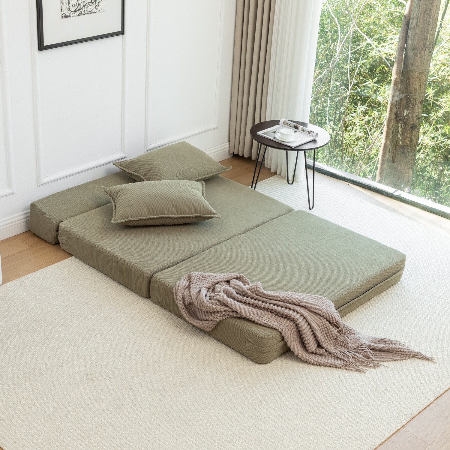 Convertible Sofa Bed Floor Couch Chair Folding Sofa Bed Sleeper Lounge Chair