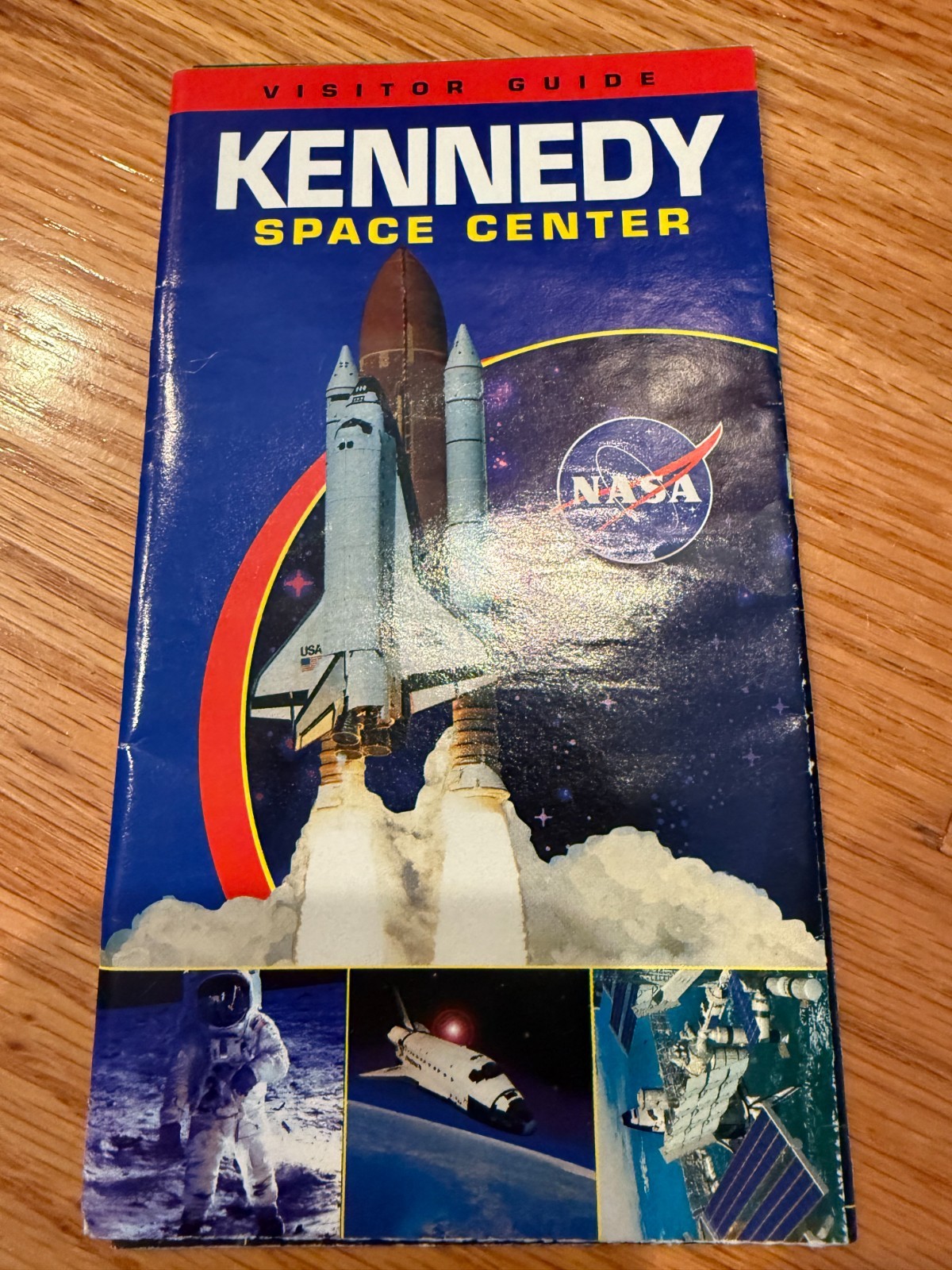 NASA Kennedy Space Center Visitor Guide & Map ~ Vintage -maybe 1999