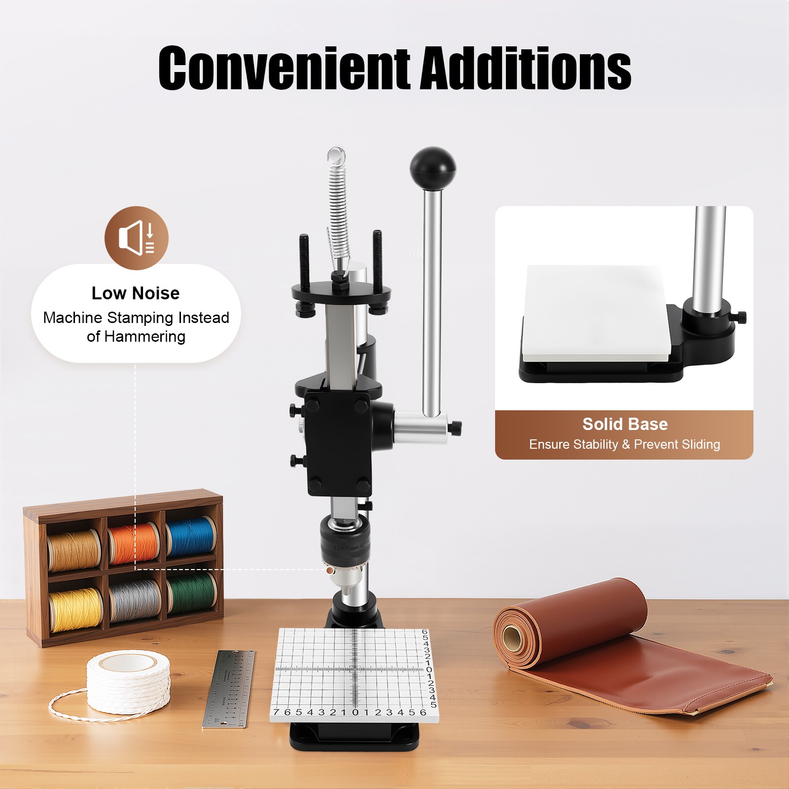 Leather Craft Imprinting Machine DIY Embossing Press Leather Stamp Punching Tool