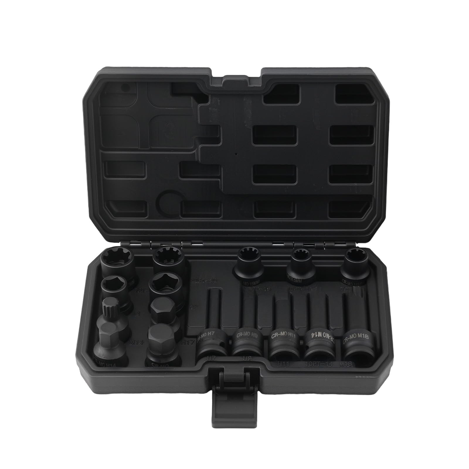 maXpeedingrods 16Pcs Impact Brake Caliper Socket Set, 1/2" Square Drive...