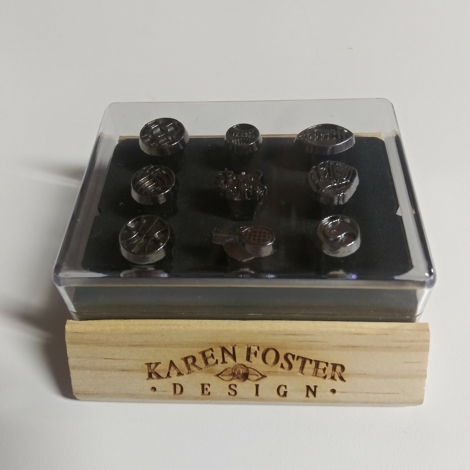 Karen Foster Design Embossing Tips Clikit Sports in Storage Block with Lid