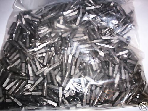 500 IRWIN #1 PHILLIPS SCREWDRIVER POWER SCREW BITS
