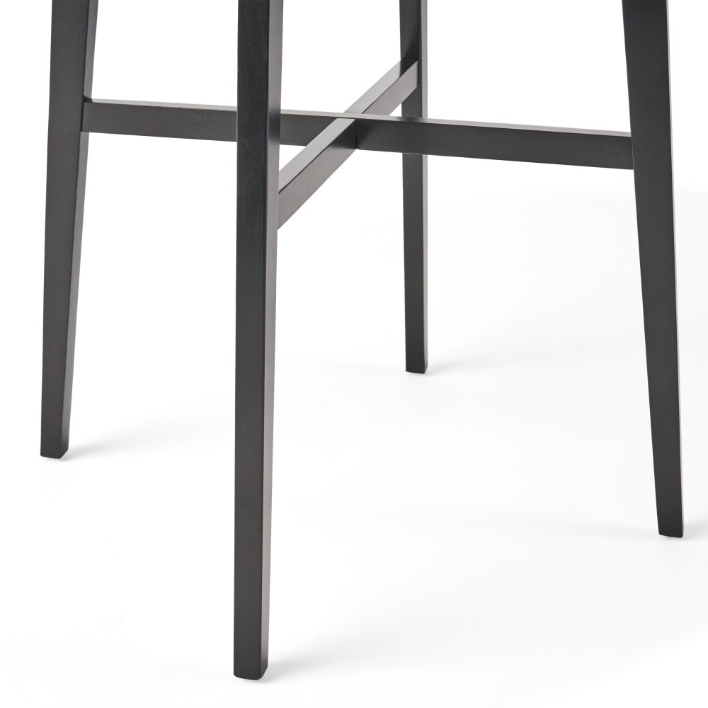 Dining Table Rubberwood Legs Marble Finish High-Pressure Laminate Surface