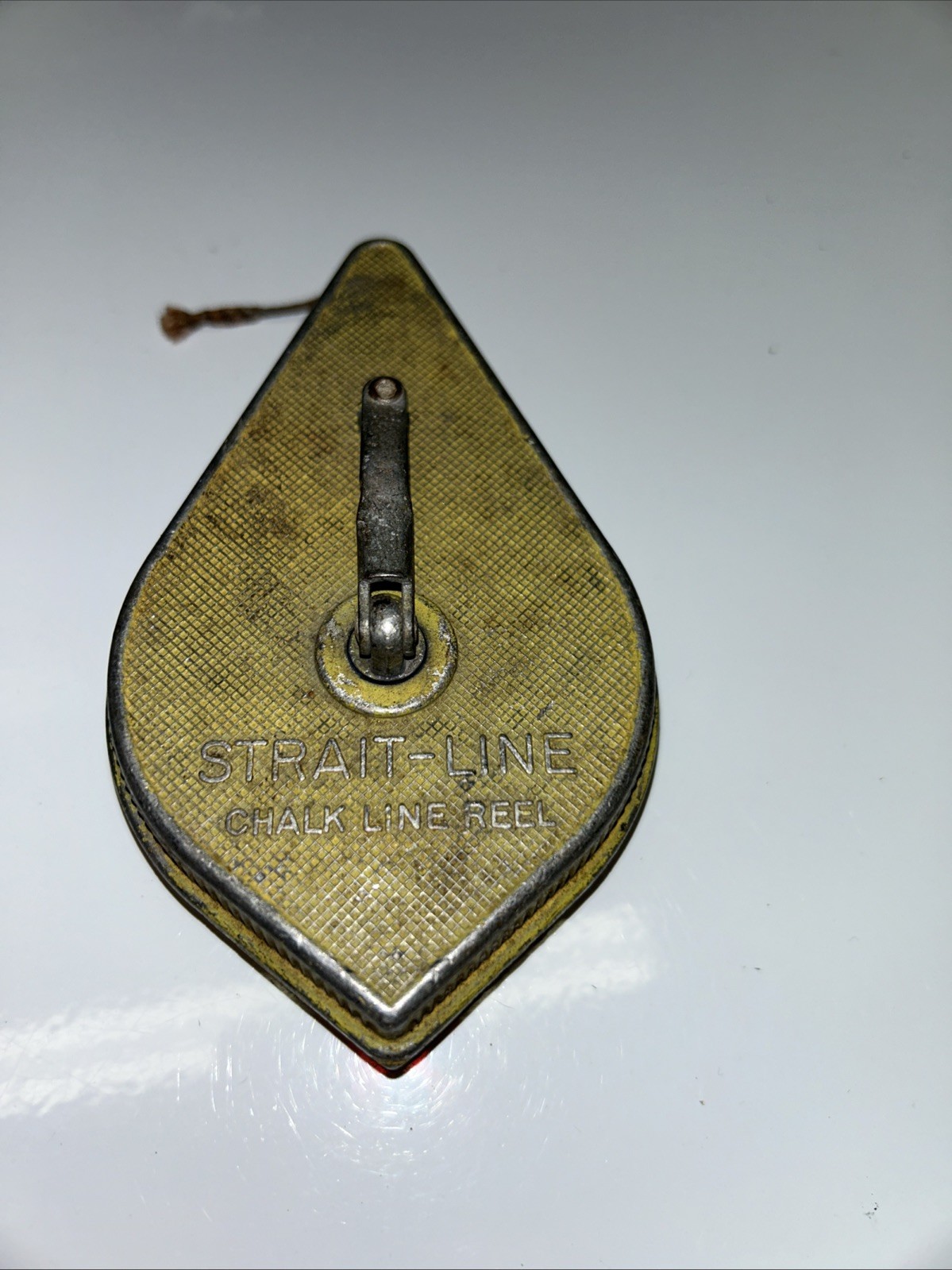 Vintage Irwin Strait-Line Chalk Line Reel Plumb Bob Blue Chalk Made in USA